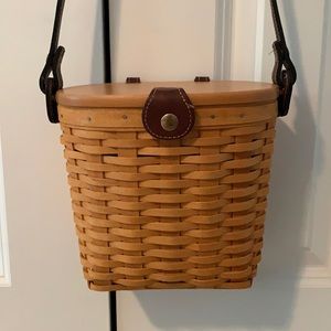 Longaberger woven basket purse
